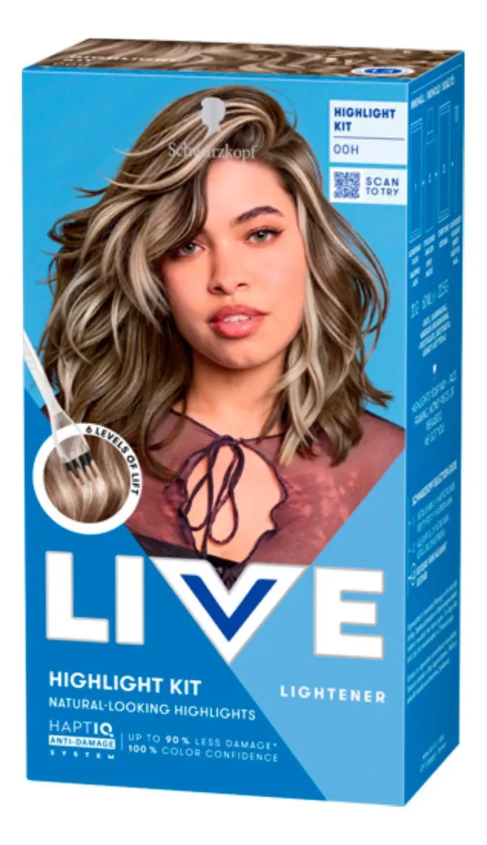 Schwarzkopf LIVE Intense Bleach 00H Highlight Kit - 1 stk.