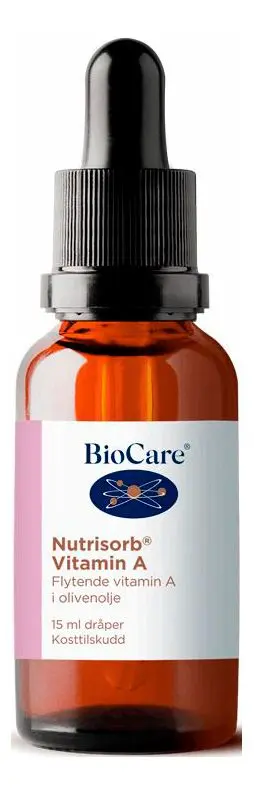 Biocare A-vitamin Nutrisorb® 15ml Dråper - 1 stk.