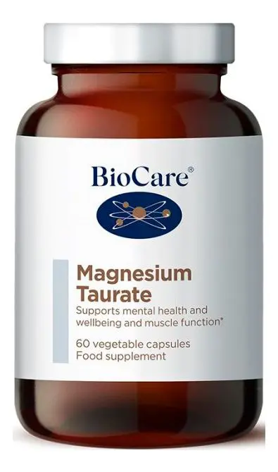 Biocare Magnesium Taurate (L-taurin) 60 Vegkapsler - 1 stk.