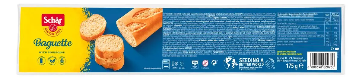 Schär Baguette - 175 g.