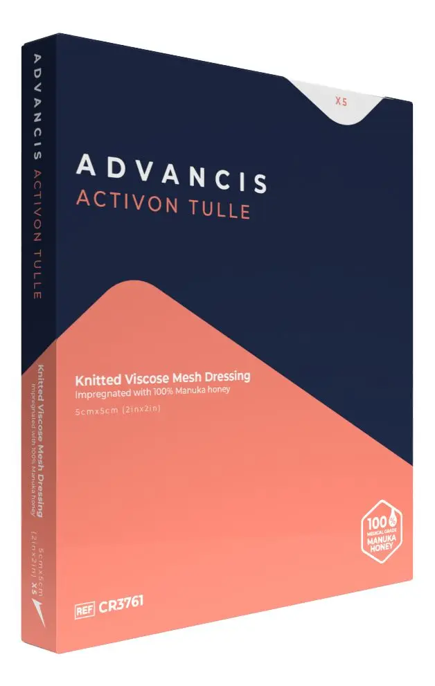 Activon Tulle Viskosekompress 5x5cm - 5 stk.
