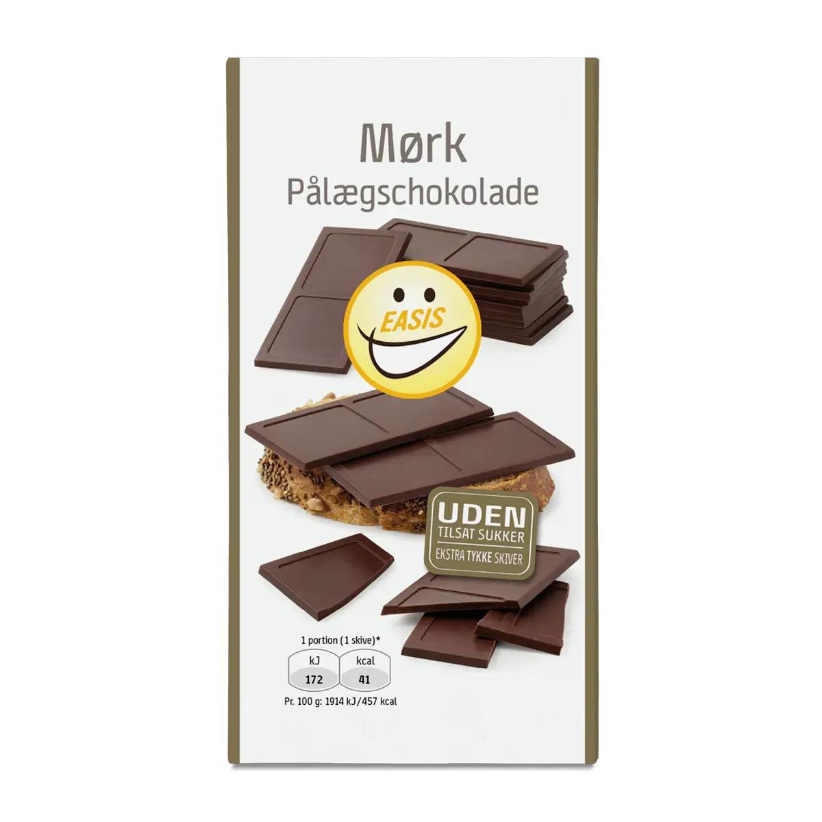 Easis Mørk Påleggssjokolade - 144 g