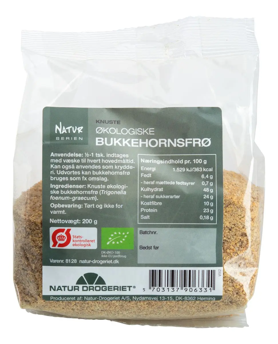 Natur-Drogeriet Bukkehornsfrø Knust Ø - 200 g.