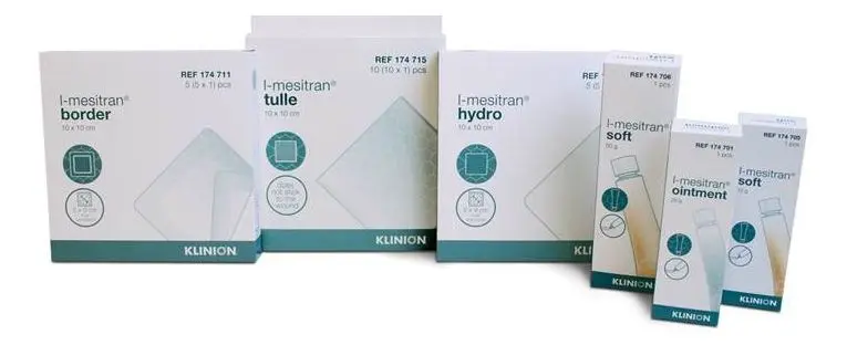Klinion L-Mesitran Hydrogelplade 10x10cm - 5 stk