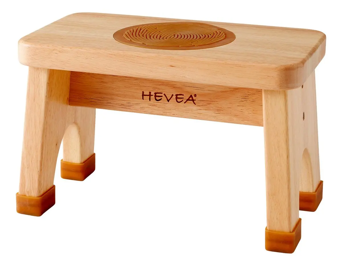 Hevea Rubberwood Stool - Natural - 1 stk.