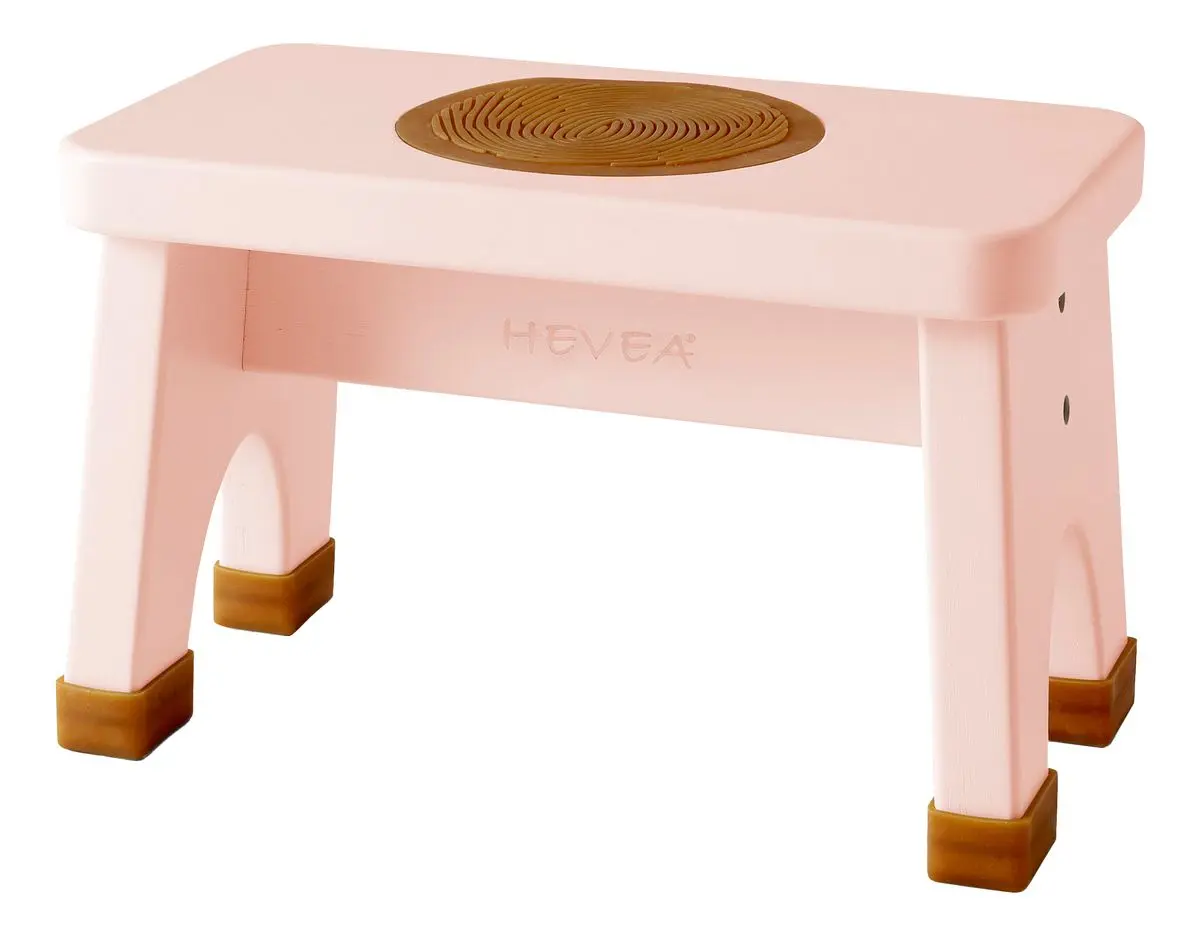 Hevea Rubberwood Stool - Champagne Pink - 1 stk.