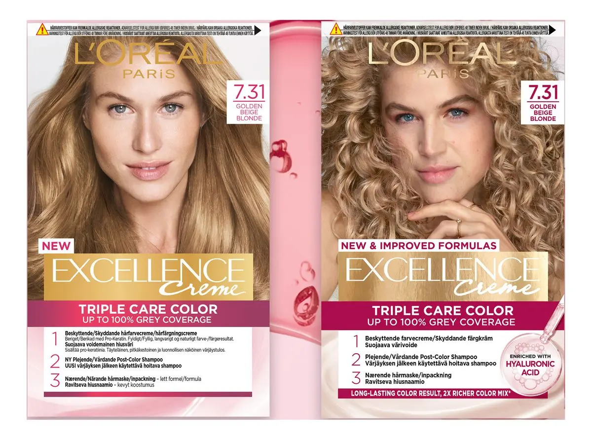 L'Oréal Paris Excellence Crème hårfarge – 1 stk.