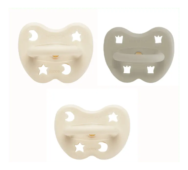 Hevea Sut Trial Pack Trio 0-3 mnd. - The Oatmeal Mix - 3 stk.