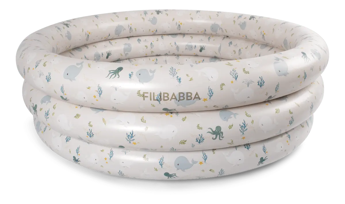 Filibabba Badebasseng 80 cm Alfie - Christian's Whale Tales - 1 stk.