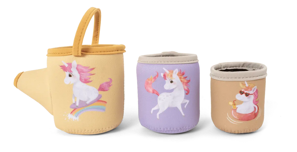 Filibabba Neopren Badeleketøy - Unicorn–kopper - 3 stk.