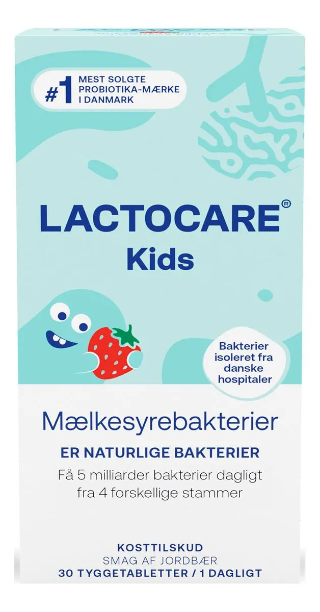 Lactocare Kids - 30 tyggetabletter