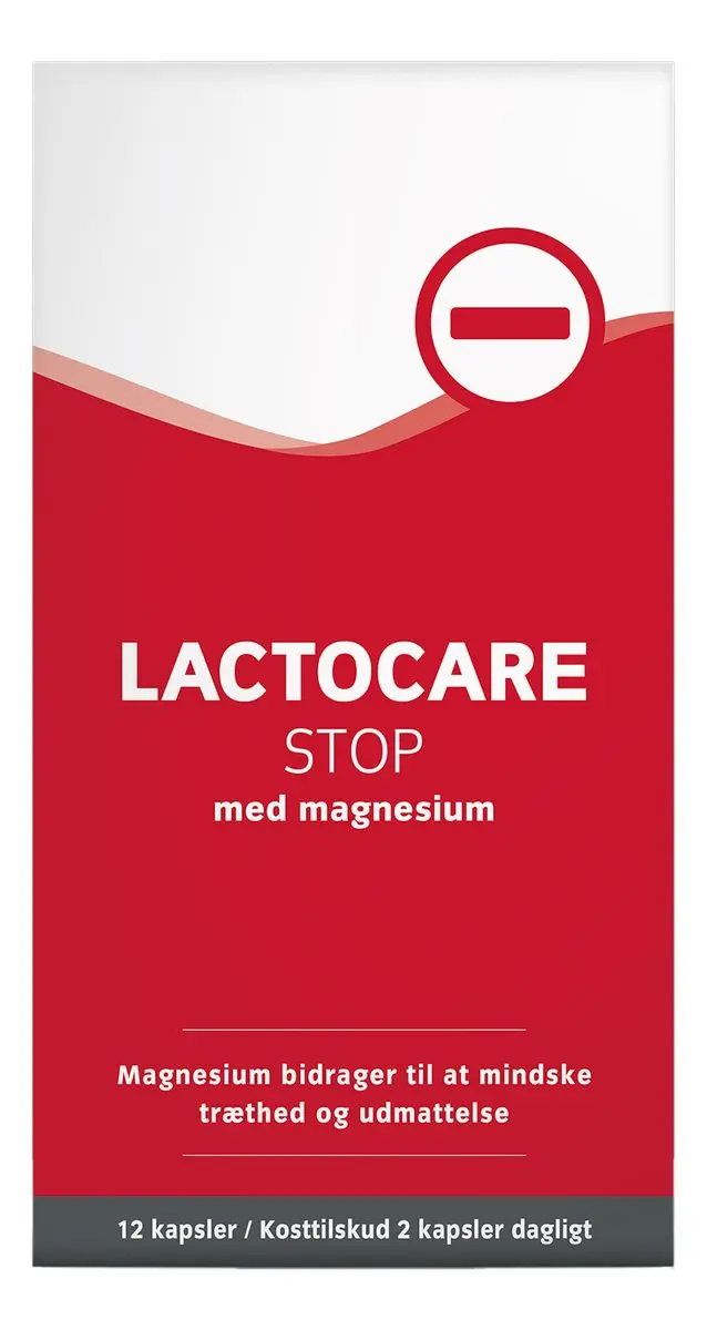 Lactocare Stop med magnesium - 12 kaps.