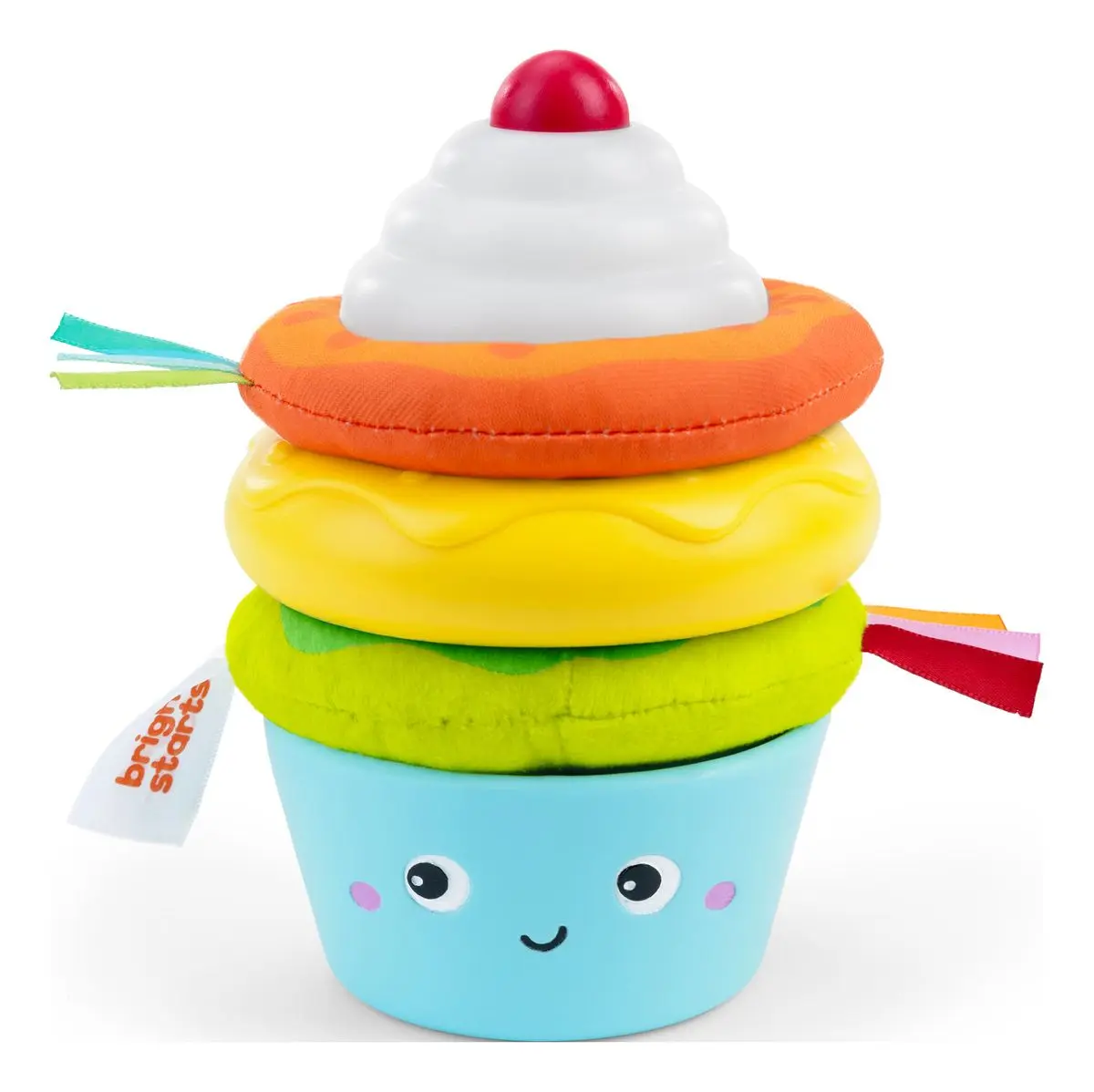 Bright Starts Cupcake Tower Stableleketøy med bitering - 1 stk.