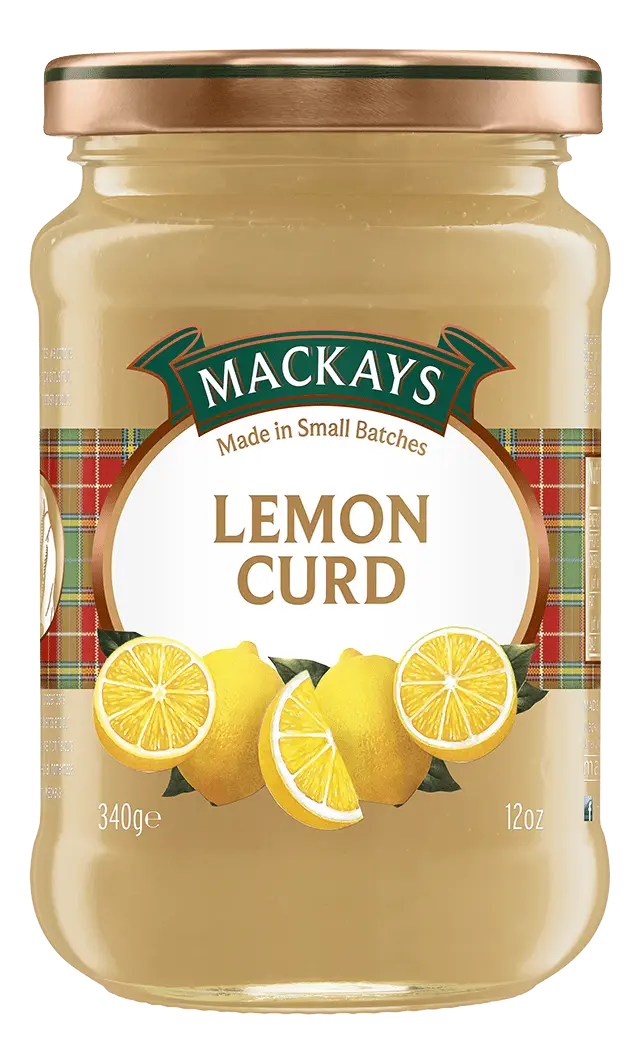 MACKAYS Skotsk Lemon/citron Curd - 340 g.