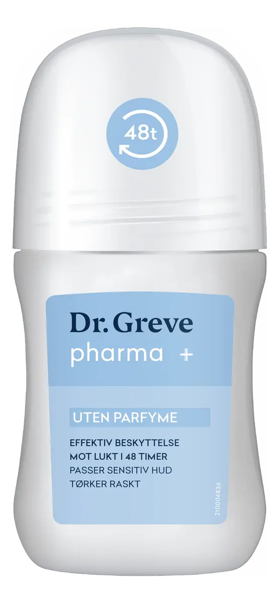 Dr.Greve Pharma Deodorant u/ parfyme - 50 ml.