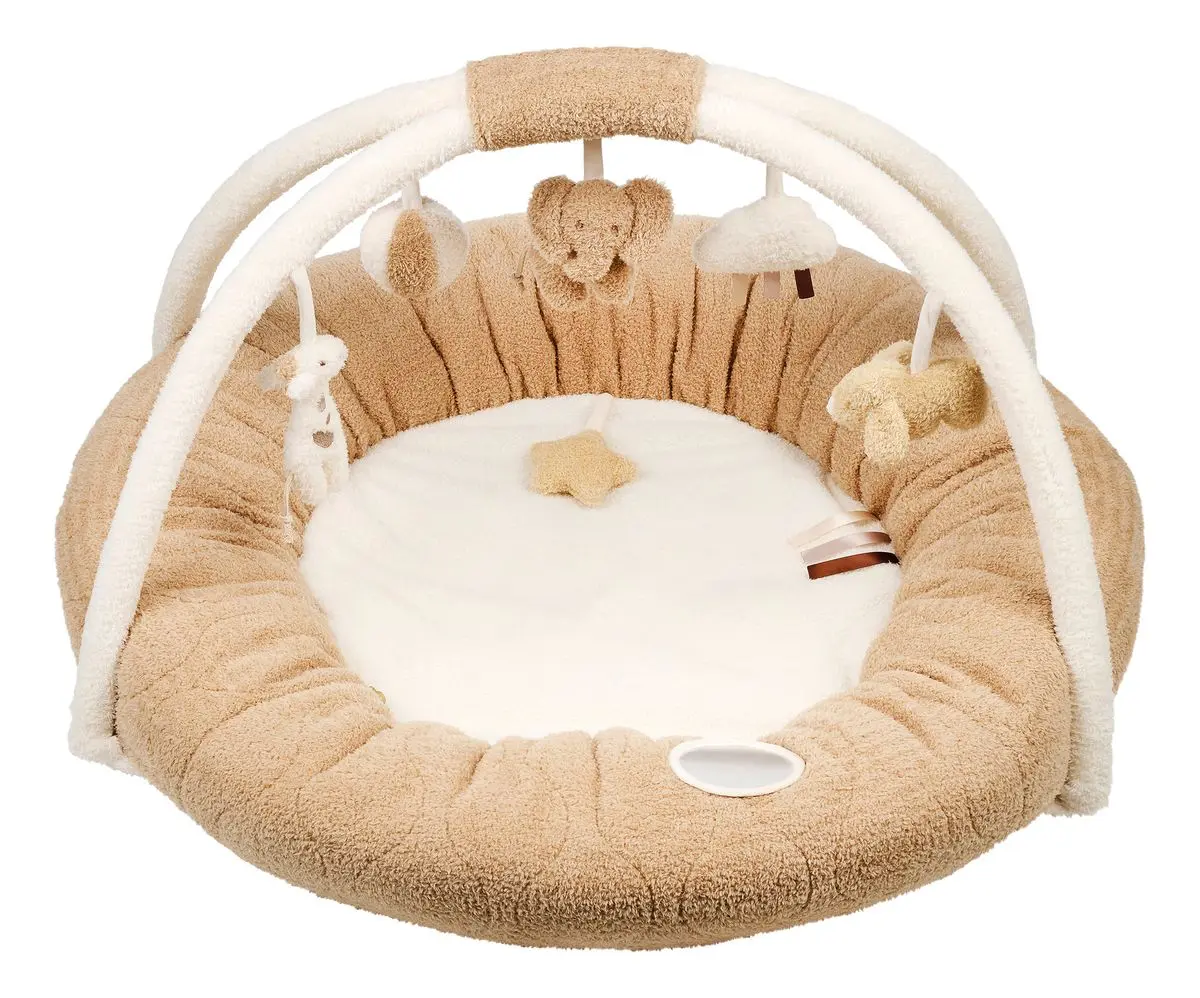 Nattou Teddy Babygym Brun/Beige "Rund" - 1 stk.