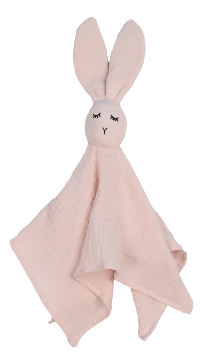 Oh, Poppy! Leia the Bunny Muslin Koseklut Powder Pink - 1 stk.
