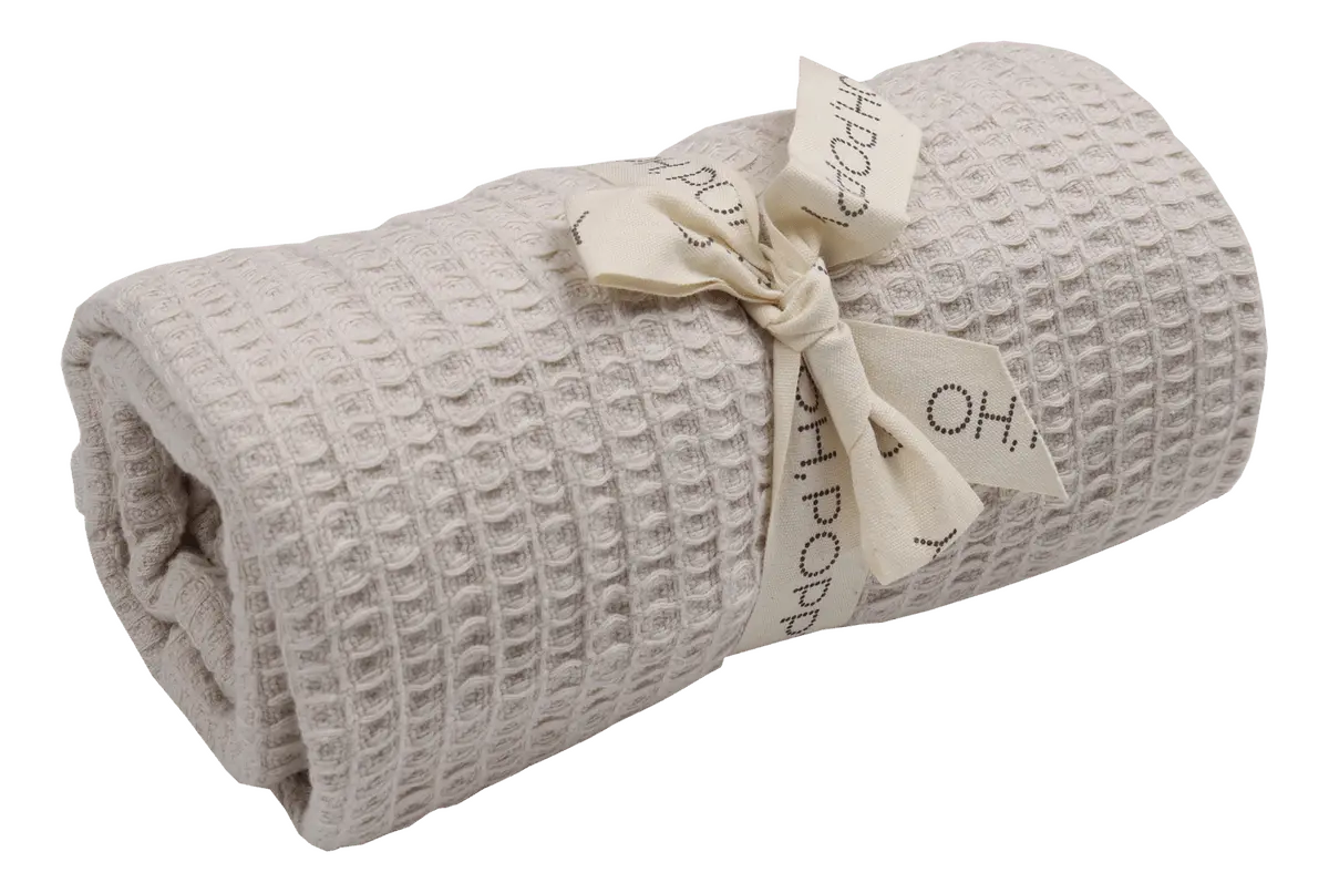 Oh, Poppy! Mira Waffle Teppe Linen Beige - 1 stk.