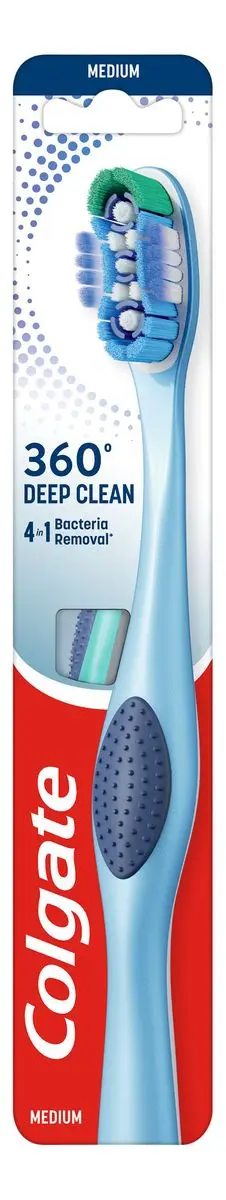 Colgate 360 tannbørste medium 1 stk.