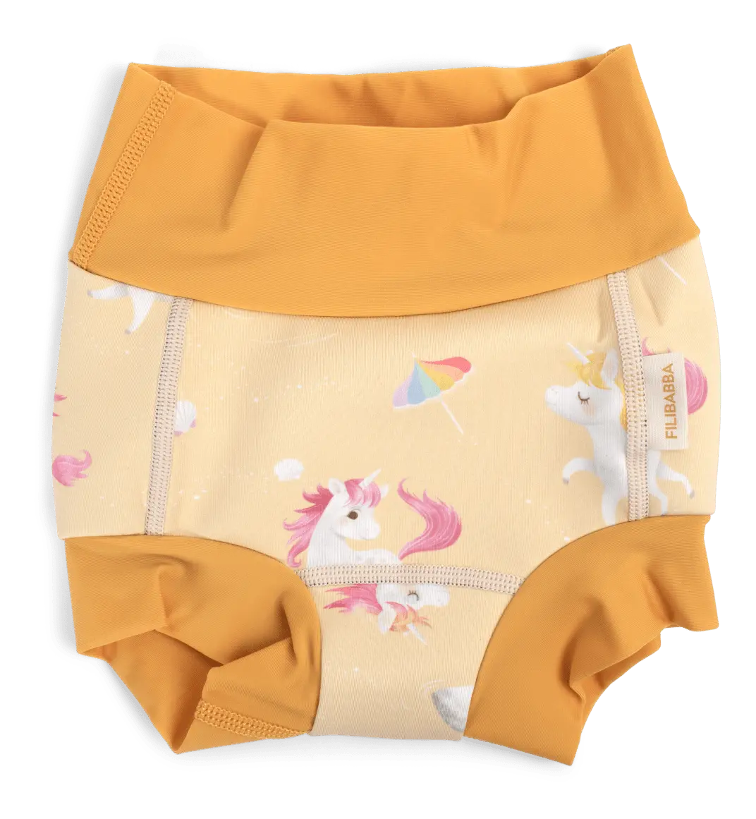 Filibabba Bleiebadebukser 1-2 år Lucca - Unicorn Shores - 1 stk.