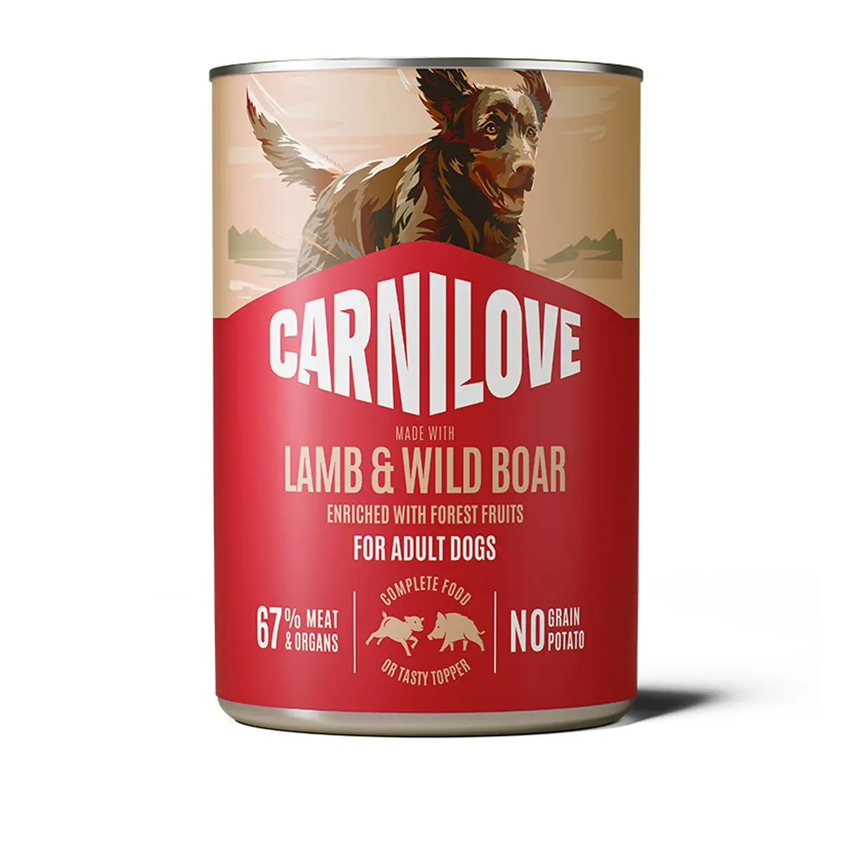 Carnilove våtfôr m. lam & villsvin - 400 g
