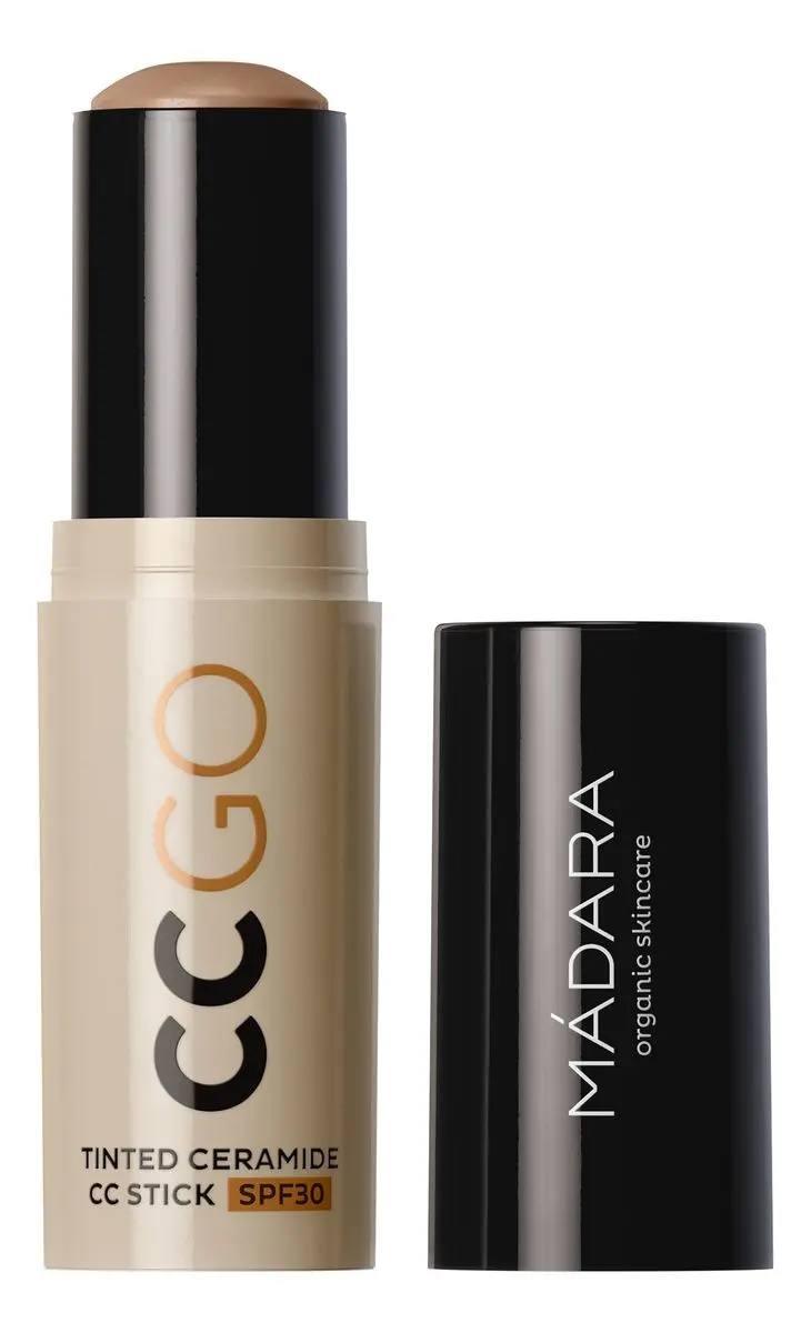 Mádara Organic Skincare SPF30 CC Go Tinted Ceramide CC Stick Olive 60 - 13 g.