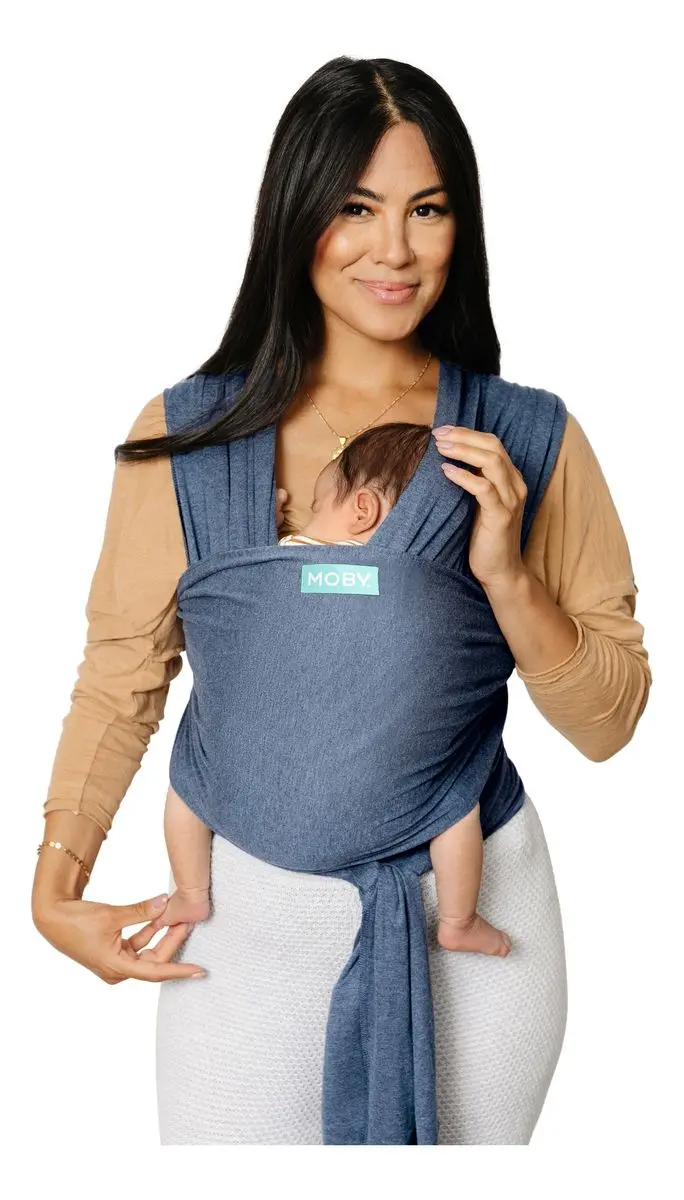 Moby Stretch Wrap Evolution - Denim - 1 stk.