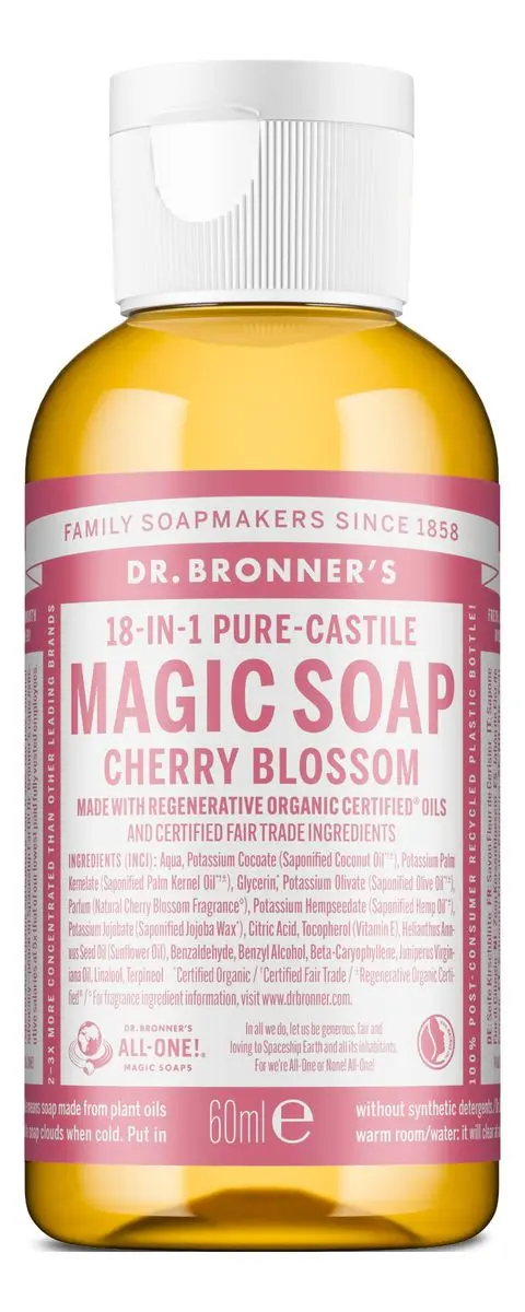 Dr. Bronner's Magic Soap Cherry-Blossom - 60 ml.