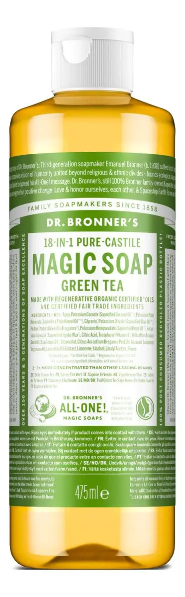 Dr. Bronner's Magic Soap  Green Tea - 475 ml.