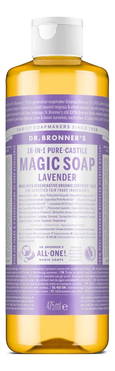 Dr. Bronner's Magic Soap Lavender - 475 ml.