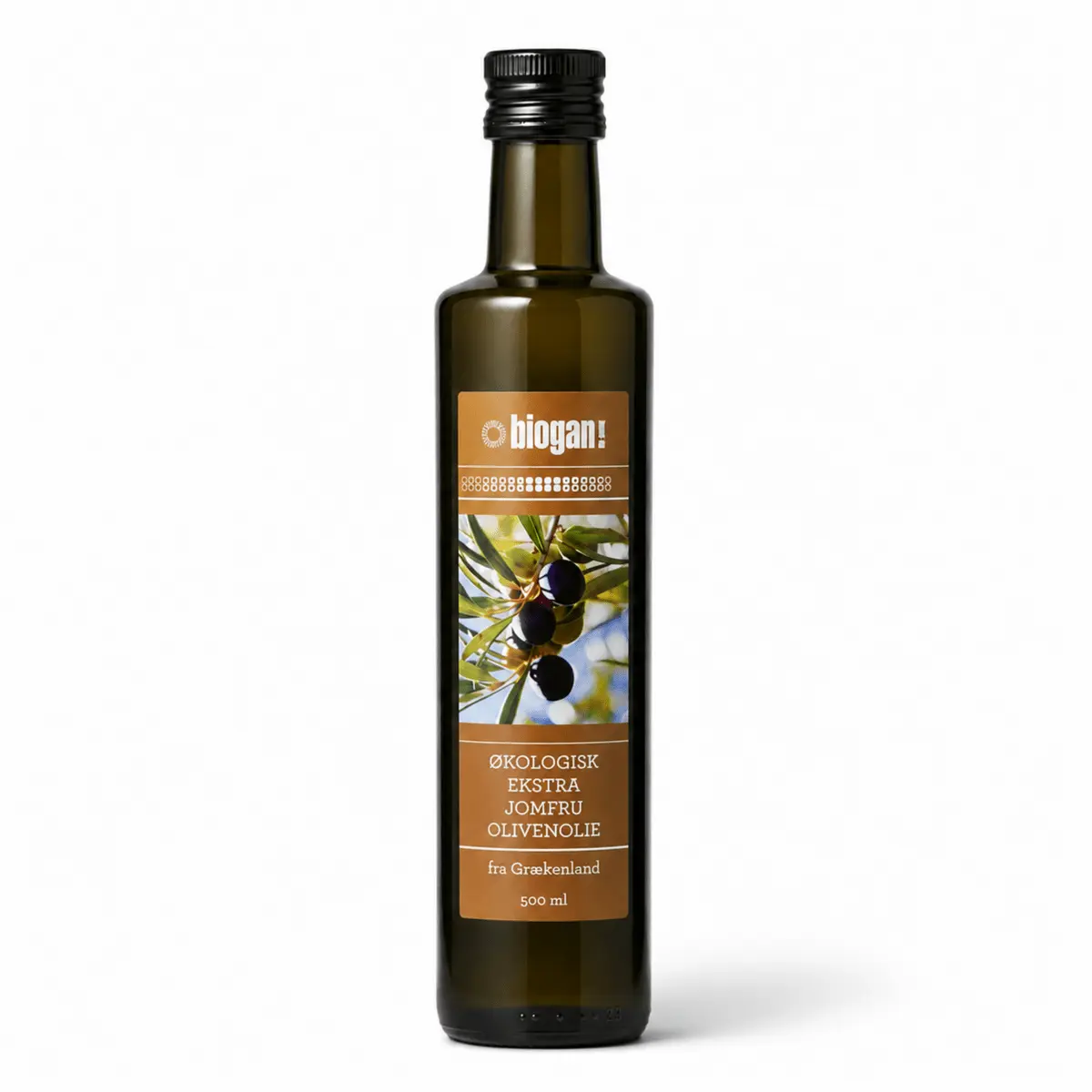 Biogan Ekstra Jomfru Olivenolje Ø - 500 ml.