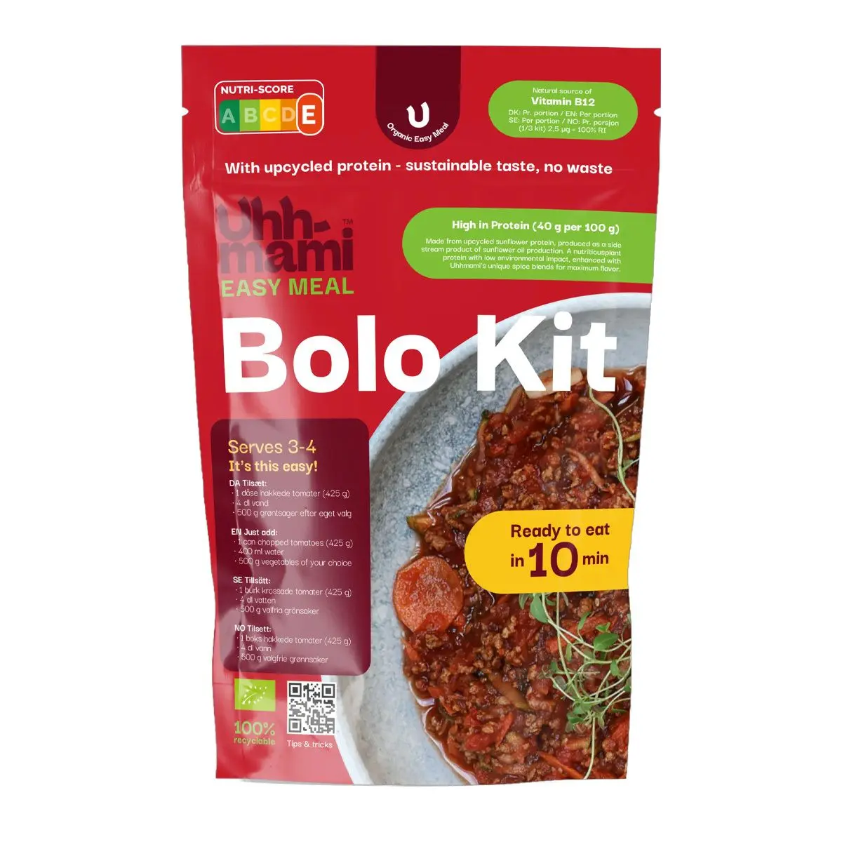 UHHMAMI Easy Meal Bolo Kit Ø - 80 g
