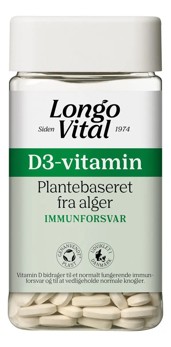 LongoVital D3-vitamin - 180 tabl.