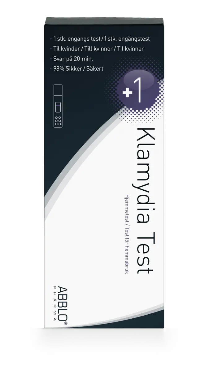 Klamydia hjemmetest, kvinne - Få svar hjemme!