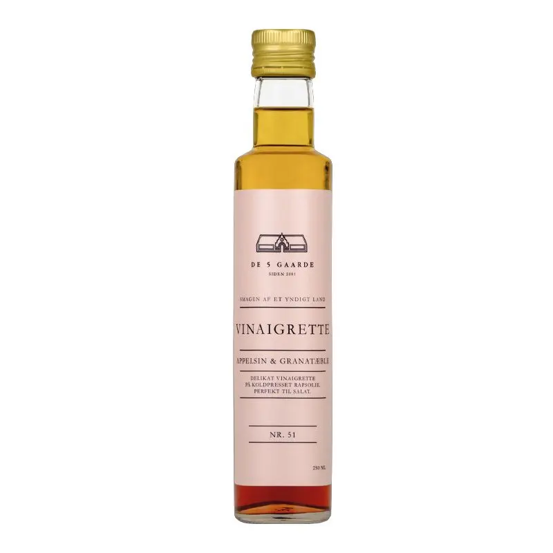 DE 5 GAARDE Vinaigrette med appelsin og granateple - 250 ml