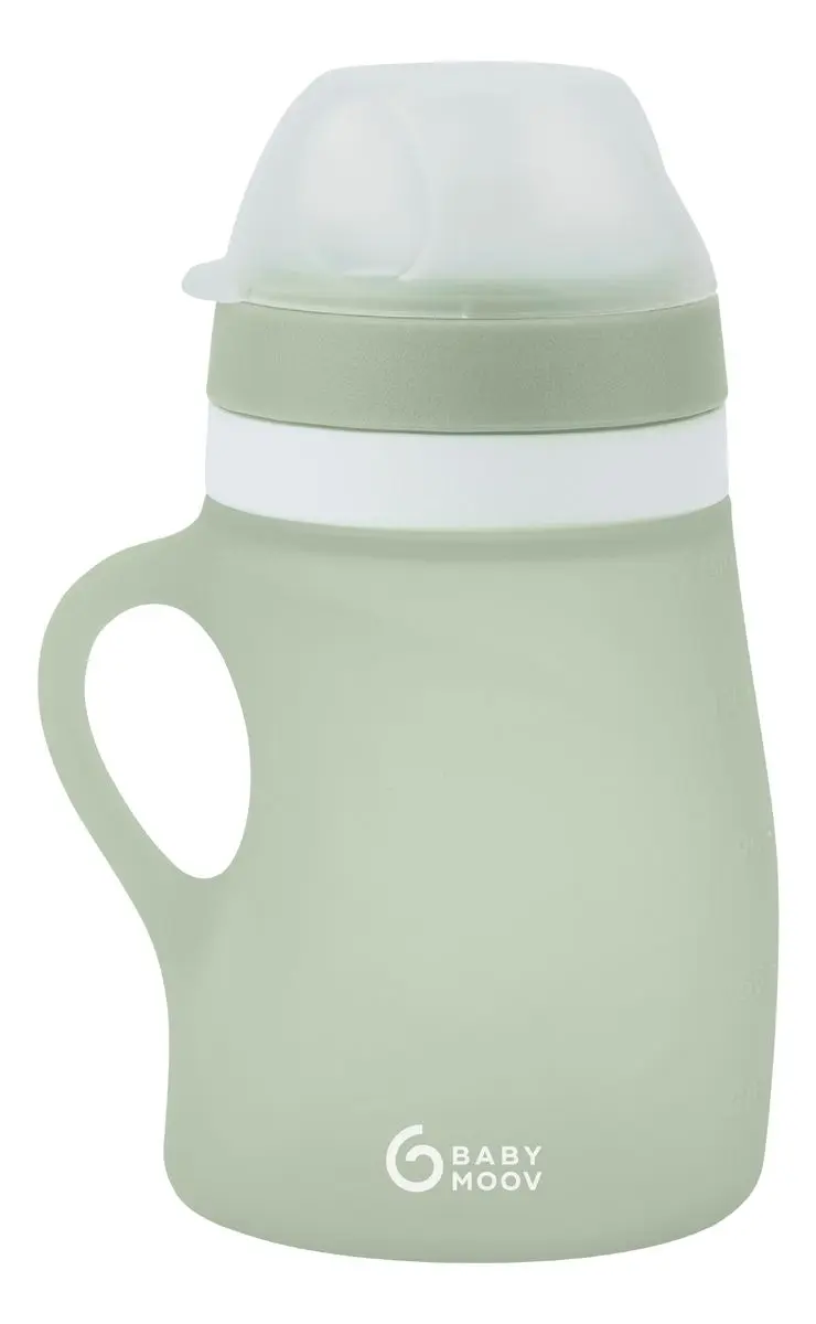 Babymoov Silicone Water Bottle - Green - 1 stk.