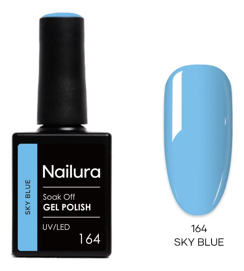 Nailura Gel Polish 164 - Sky Blue - 10 ml.
