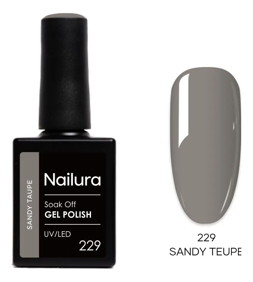 Nailura Gel Polish 229 - Sandy Taupe - 10 ml.