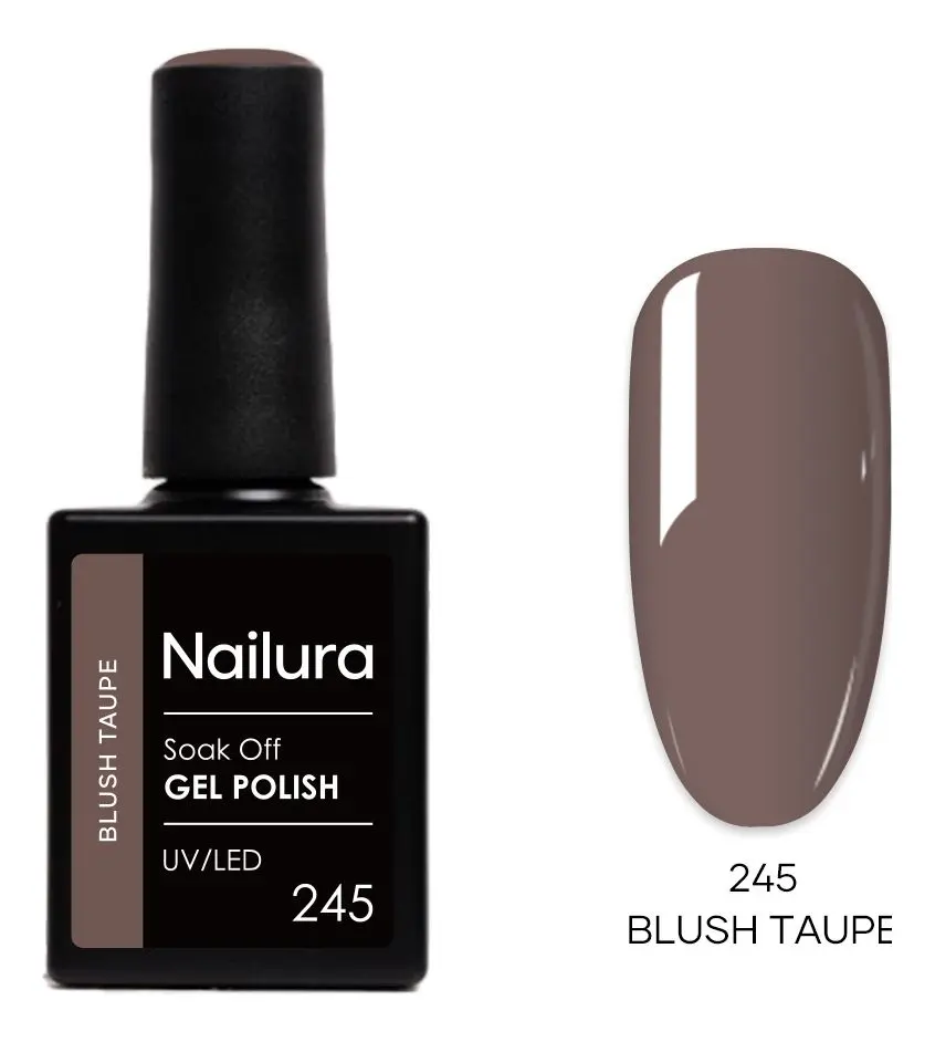 Nailura Gel Polish 245 - Blush Taupe - 10 ml.