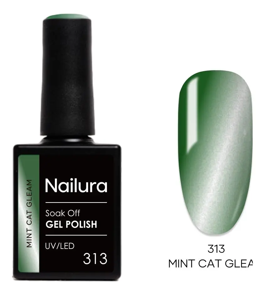 Nailura Gel Polish 313 - Mint Cat Gleam - 10 ml.