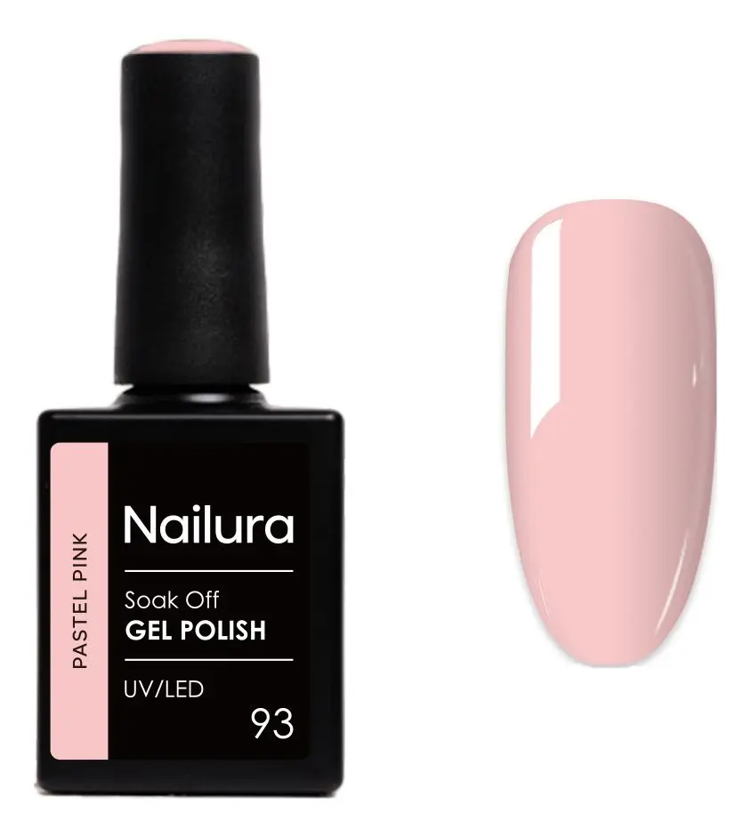 Nailura Gel Polish 93 - Pastel Pink - 10 ml.