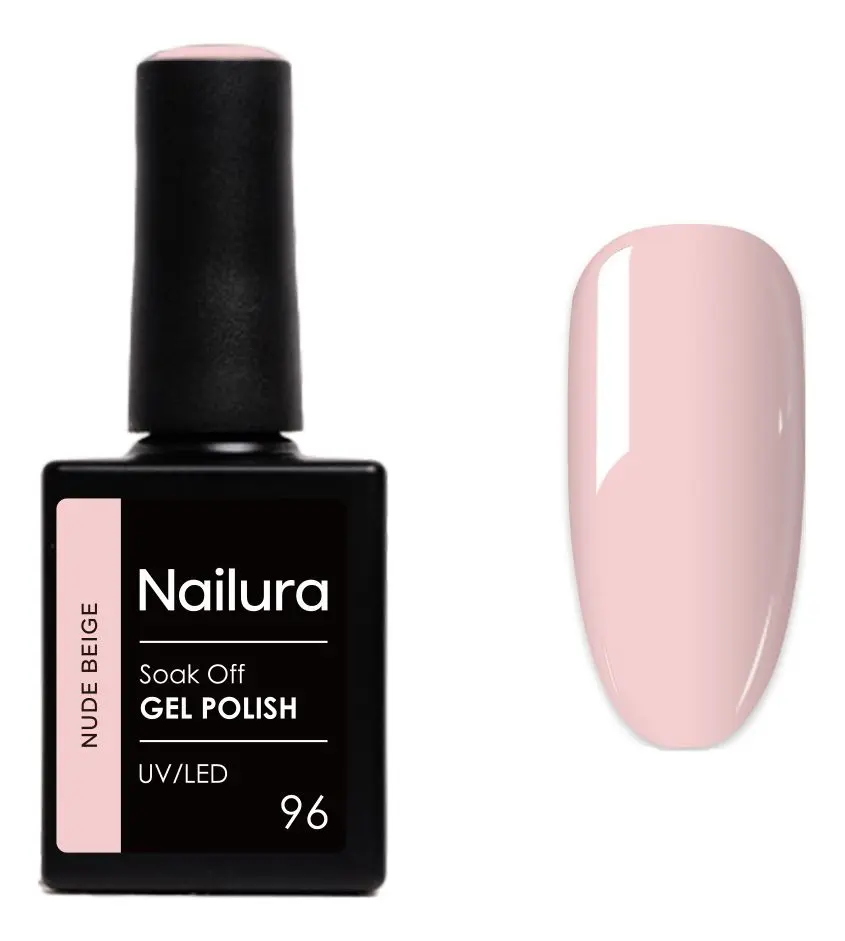 Nailura Gel Polish 96 - Nude Beige - 10 ml.