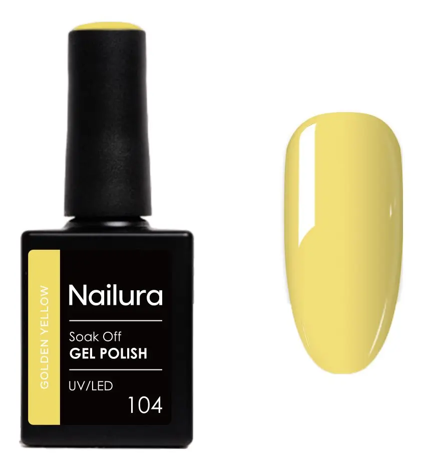 Nailura Gel Polish 104 - Golden Yellow - 10 ml.