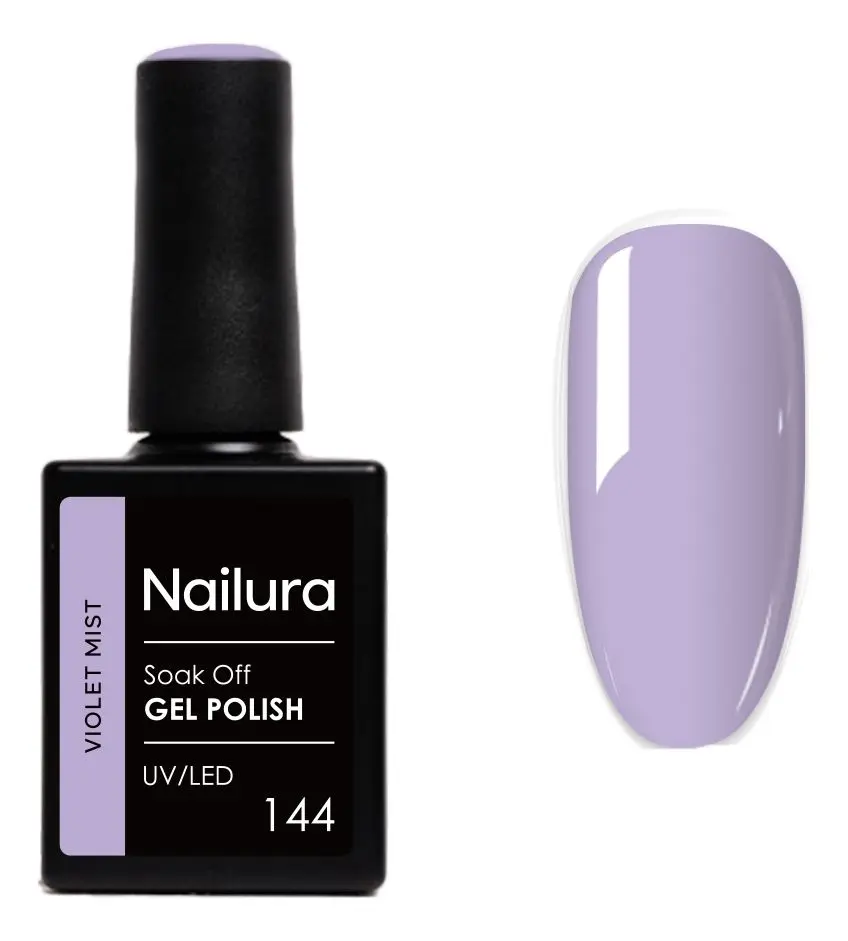 Nailura Gel Polish 144 - Violet Mist - 10 ml.