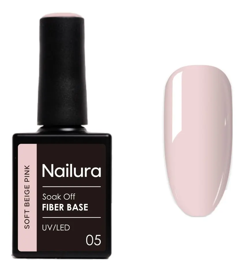 Nailura Fiber Base 05 - Soft Beige Pink - 10 ml.