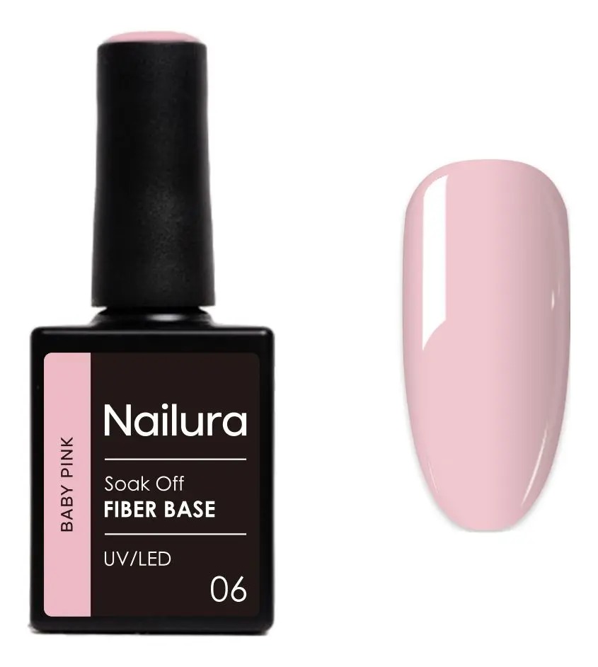 Nailura Fiber Base 06 - Baby Pink - 10 ml.