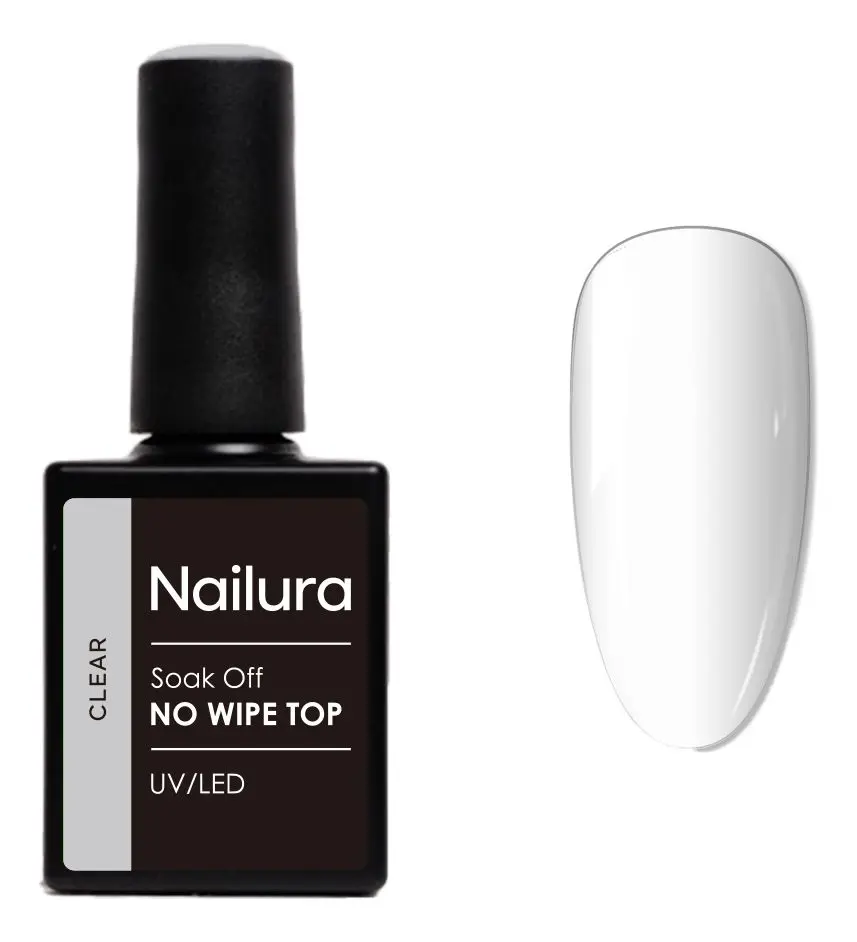 Nailura No Wipe Top Coat - 10 ml.