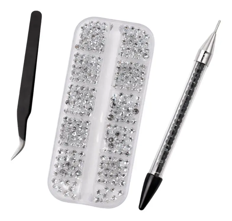 Nailura Gems Stone Kit - Clear - 1 stk.