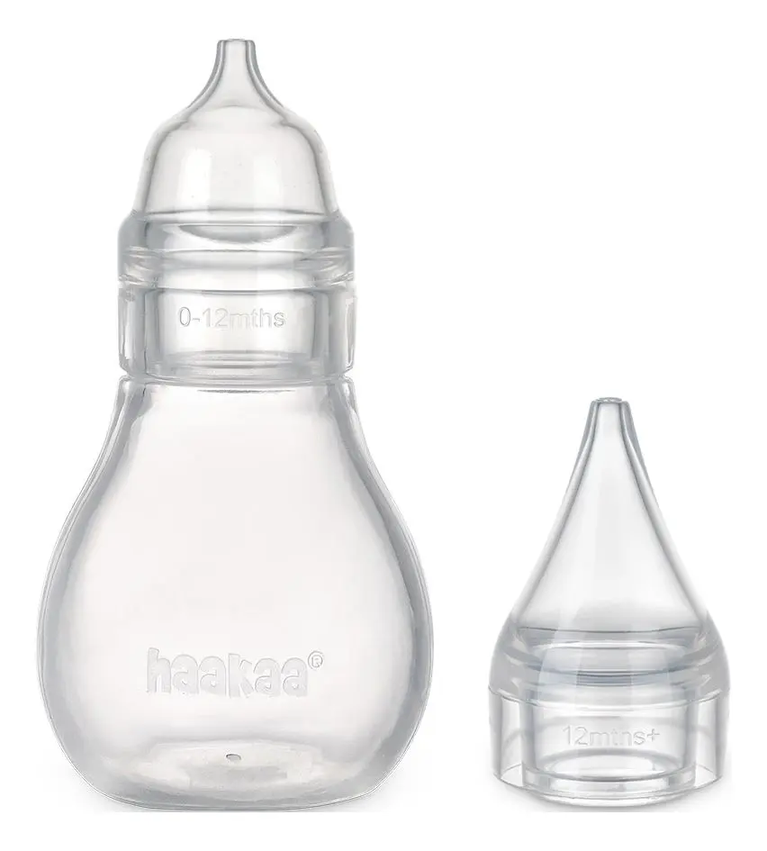 Haakaa Easy-Squeezy Silicone Bulb Syringe - 2 tips - 1 stk.