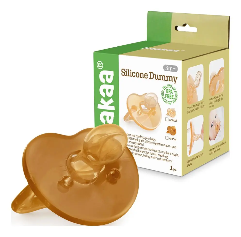 Haakaa Silicone Dummy - Amber - 1 stk.